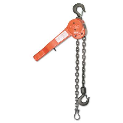 CM Columbus McKinnon Short Handle Pullers, 1 1/2 Tons Capacity, 20 ft Lifting Height, 7341P