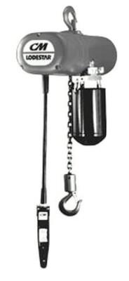 CM Columbus McKinnon Lodestar Electric Hoist Suspensions, Rigid Hoist Hook, Steel, 9559