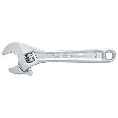 Apex Tool Group Adjustable Chrome Wrench, 10 in Long, 1-5/16 in Opening, AC210BK