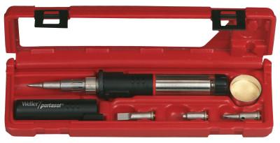 Apex Tool Group Super-Pro Self-Igniting Butane Soldering Iron Kits, Case;Stand;Sponge;Tips, PSI100K