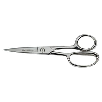 Apex Tool Group Inlaid Industrial Shears with Lower Ring, 8 1/2 in, Silver, 1DSN
