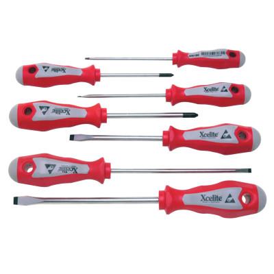 Apex Tool Group Pro Series Electronics Screwdriver Set, Slotted & Phillips, XPE500