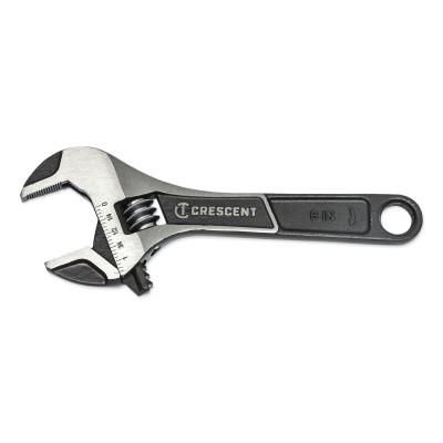 Apex Tool Group 6 in Wide Jaw Adjustable Wrench, ATWJ26VS