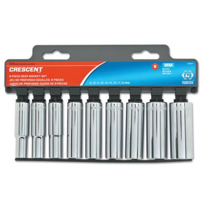 Apex Tool Group 10 Piece 1/4 in Drive Standard Socket Sets, 6 Point, 5/32 in - 1/2 in, SAE, CSAS8N
