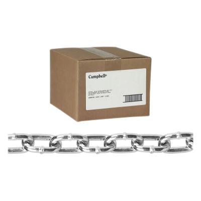Apex Tool Group Straight Link Machine Chains, Size 2/0, 545 lb Limit, Bright Brass, 0312014