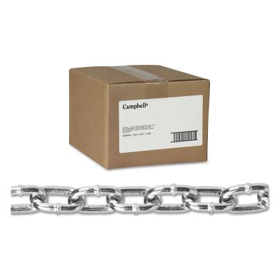 Apex Tool Group Straight Link Machine Chains, Size 4, 215 lb Limit, Blu-Krome, 0310424