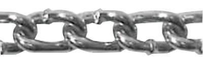 Apex Tool Group Twist Link Machine Chains, Size 4/0, 670 lb Limit, Blu-Krome, 0324024