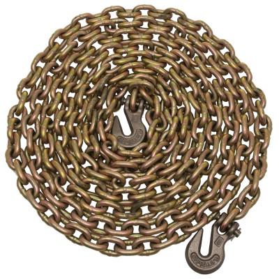 Apex Tool Group System 7 Tow Chains, Size 5/16 in, 4,700 lb Limit, Yellow Chromated, 0513578