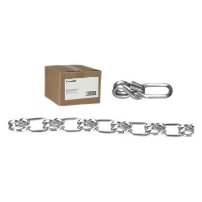 Apex Tool Group Lock Link Single Loop Chains, Size 1/0, 265 lb Limit, Blu-Krome, 0741024