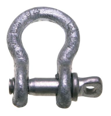 Apex Tool Group 419 Series Anchor Shackles, 1 1/4 in Bail Size, 12.5 Tons, Screw Pin Shackle, 5412035