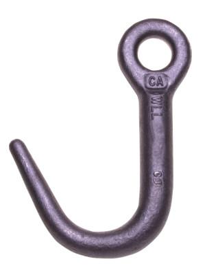 Apex Tool Group Cam-Alloy "J" Hook, 2,250 lb Load Limit, Alloy Steel, 5616215