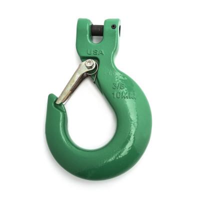 Apex Tool Group Quik-Alloy PL Sling Hooks with Latches, 1 15/32 in;1/2 in Bail, 8800 lb Load, 5746695PL