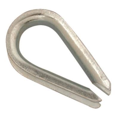 Apex Tool Group Wire Rope Thimbles, 5/8 in, Zinc Plated, T7670669