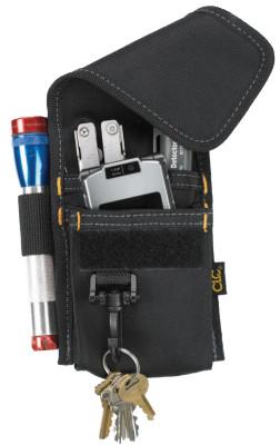 CLC Custom Leather Craft Multi-Purpose Tool Holders, 4 Compartments, 1104
