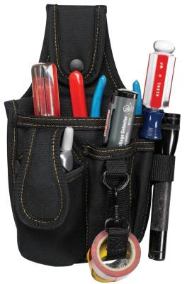CLC Custom Leather Craft Tool and Cell Phone Holders, 4 Compartments, Polyester, 1501