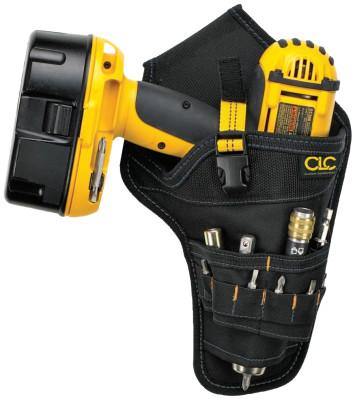 CLC Custom Leather Craft Cordless Drill Holsters, Holds Most T-handle drills, Polyester, 5023