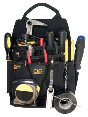 CLC Custom Leather Craft Electrician's Tool Pouches, 11 Compartment, Cordura Fabric, 5505