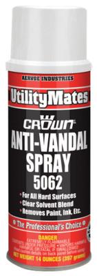 Aervoe Industries Anti-Vandal Spray, 14 oz Aerosol Can, 5062