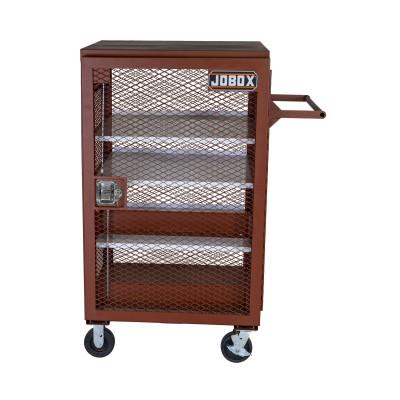 Apex Tool Group Mesh Cabinets, 33 in x 33 in x 51.25 in, 2 Door, 1000 lb Cap., Brown, 1-402990