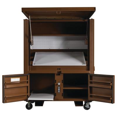 Apex Tool Group Mobile Field Offices, 63 in x 33 in x 80 in, 3 Doors, 2 Shelves, 1-510990