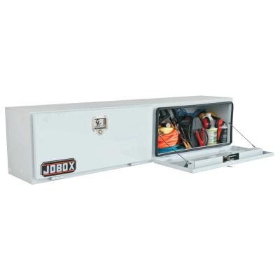 Apex Tool Group Double Door Topside Truck Boxes,  96" x 15" x 17", White, 579000