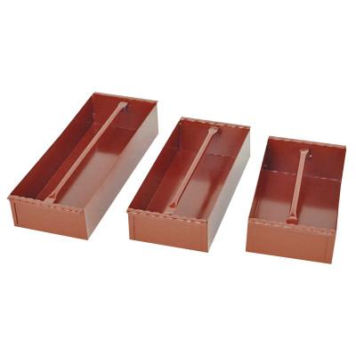 Apex Tool Group Jobsiteƒ?› Removable Tray, 15 3/16 in W x 8 in D x 4 in H, Steel, Red, 620990