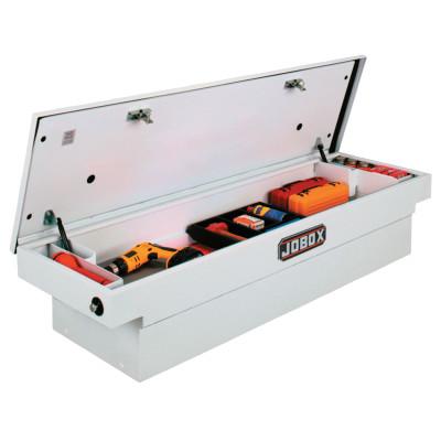 Apex Tool Group Steel Single Lid Crossover Truck Boxes, 71" x 20 7/8" x 17 1/4", White, PSC1456000