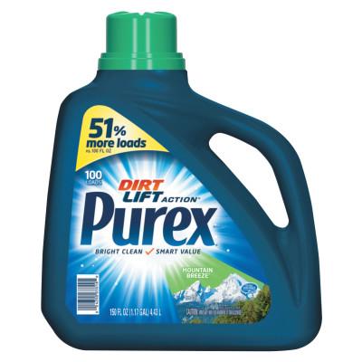 PUREX Concentrate Liquid Laundry Detergent, Mountain Breeze, 150 oz Bottle, 05016CT