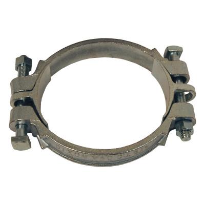 Dixon Valve Double Bolt Hose Clamps, 8 15/16"-9 7/8" Hose OD, Malleable Iron, 5/Bx, 988