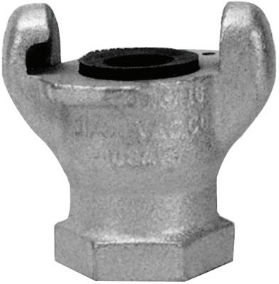 Dixon Valve Air King® 2-Lug NPT End, 1 in (NPT) F, 1-5/8 in dia x 2-1/2 in W x 2-1/16 in H, Iron, AM13