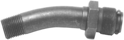 Dixon Valve Steel Bent Stem Swivel Fittings, 3/8 in (NPT), ATS7838M