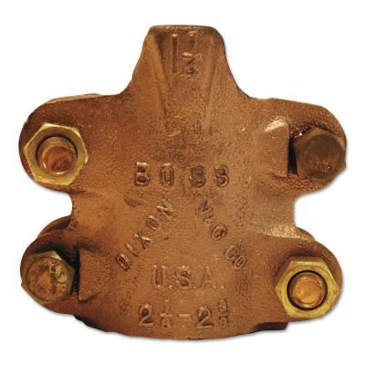 Dixon Valve Boss Clamps, 2" Hose ID, 2 1/2"-2 25/32" Hose OD, Brass, BBU29