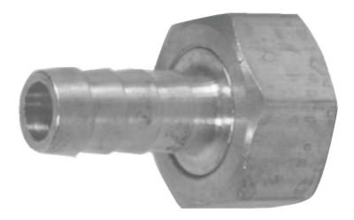 Dixon Valve Brass Short Shank Fittings, 5/8 in, Female, 5911012C