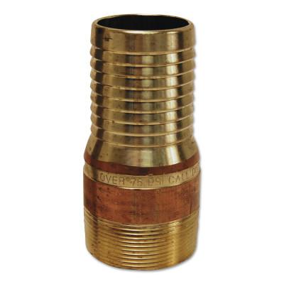 Dixon Valve King Combination Nipples, 3 in x 3 in (NPT) Male, Brass, BST35