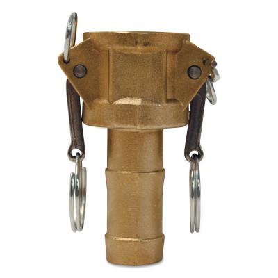 Dixon Valve Global Type C Couplers, 1 1/4 in (NPT), Brass, G125-C-BR
