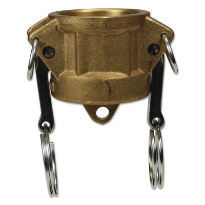 Dixon Valve Global Type DC Dust Caps, 1 1/4 in, Brass, G125-DC-BR