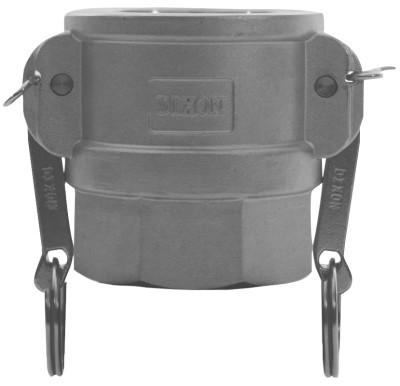 Dixon Valve Global Type D Couplers, 2 in (NPT), Female, 334 Stainless Steel, G200-D-SS