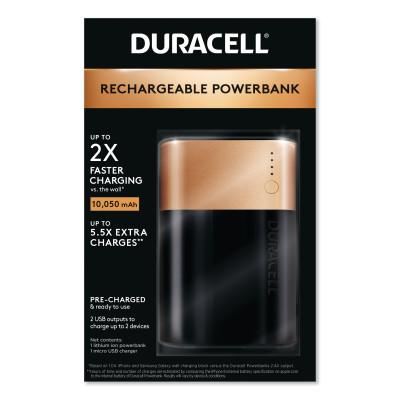Duracell® Rechargeable Powerbank, 10050 mAh, DMLIONPB3