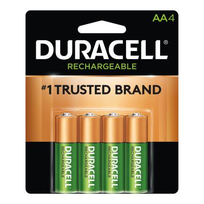 Duracell?? Pre-Charged Rechargeable Battery, NiMH, AA, 1.2V, 4 EA/PK, DX1500B4N