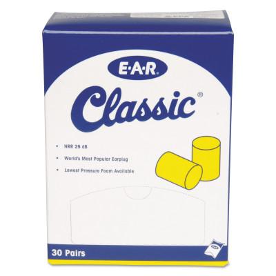 3M E-A-R Classic Foam Earplugs, Uncorded, Pillow Pack, 7000127206