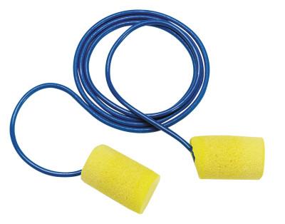 3M™ E-A-R™ Classic™ Foam Earplugs, PVC, Yellow, Corded, 311-1101