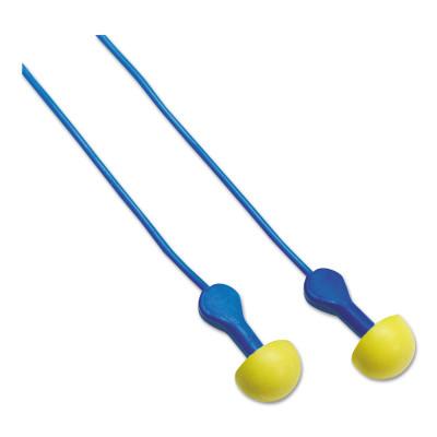 3M™ E-A-R™ Express™ Pod Plugs™ Earplug, Blue/Yellow, Corded, 311-1127