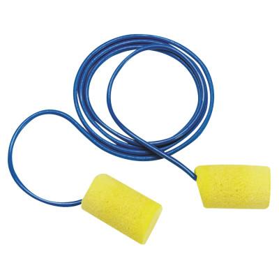 3M™ E-A-R™ Classic™ Foam Earplugs, PVC, Yellow, Metal Detectable with Cord, 311-4101