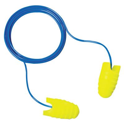 3M™ E-A-Rsoft Grippers Earplugs, Polyurethane, Yellow, Corded, 312-6001