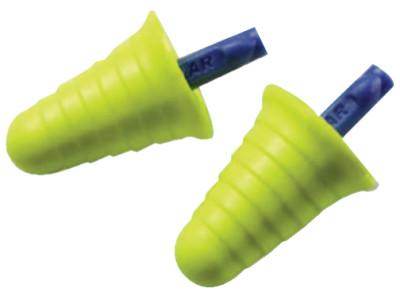 3M™ E-A-R Push-Ins w/Grip Ring Foam Earplugs, Polyurethane, Blue/Yellow, Uncorded, 318-1008