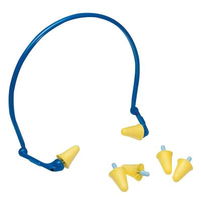 3M™ E-A-Rflex Hearing Protector with Foam Tips, Foam, Blue/Yellow, Banded, 350-1001