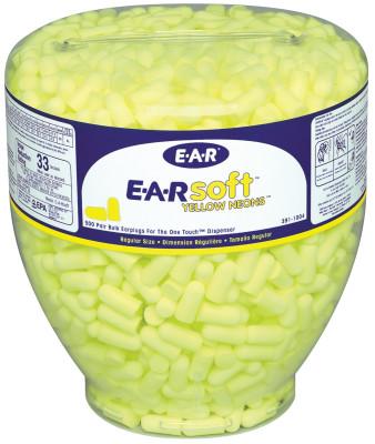 3M™ E-A-R One Touch Earplug Dispensers, Polyurethane, Yellow, Uncorded, 391-1004