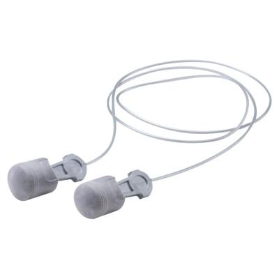 3M™ Pistonz Earplug, Polyurethane, Gray, Corded, P1401