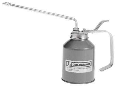 Goldenrod® Industrial Pump Oilers, 12 oz, Lever Action, Angle 8 in Spout, 720