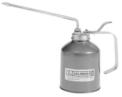 Goldenrod® Industrial Pump Oilers, 16 oz, Lever Action, Angle 8 in Spout, 730